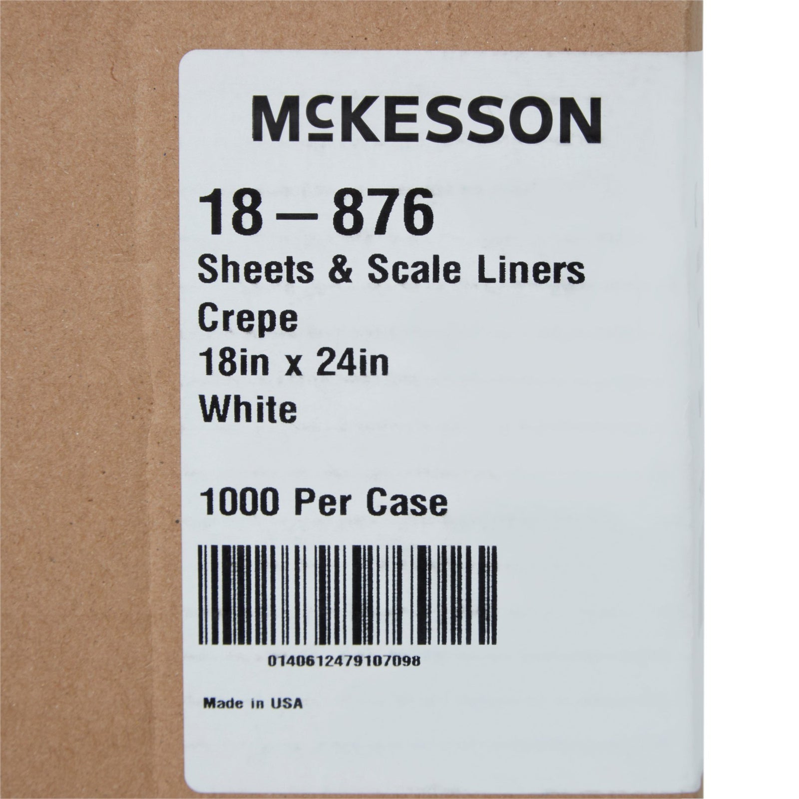 McKesson Scale Liner Paper