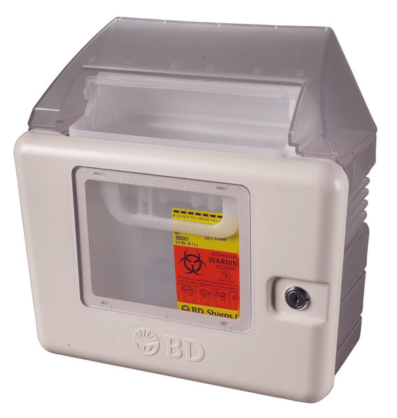 Sharps Container / Wall Enclosure Wall Mount Locking