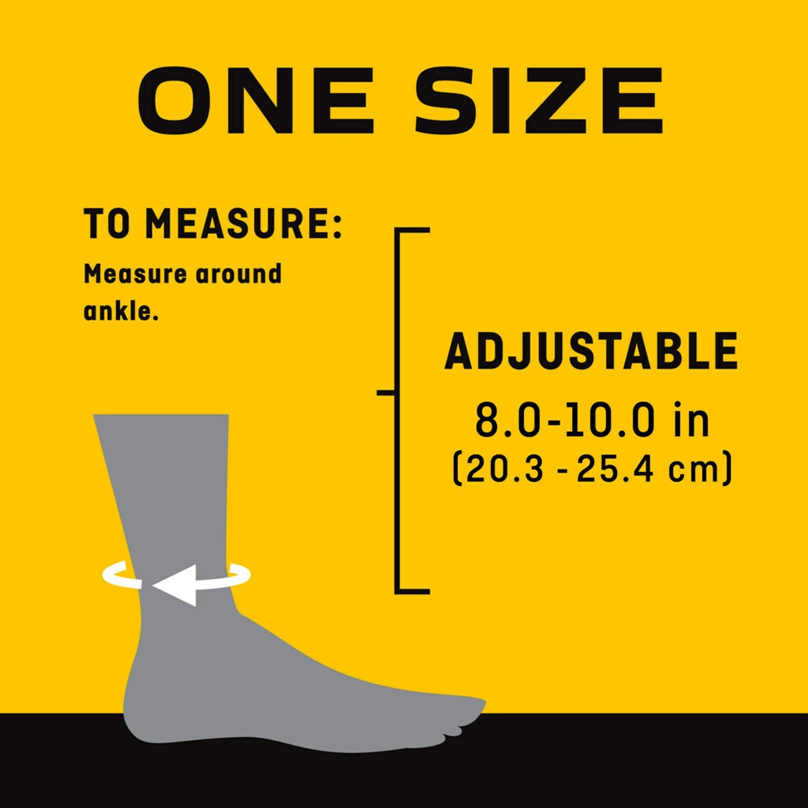 3M Futuro Ankle Performance Stabilizer, Adjustable, Adult, Black, 12/Case