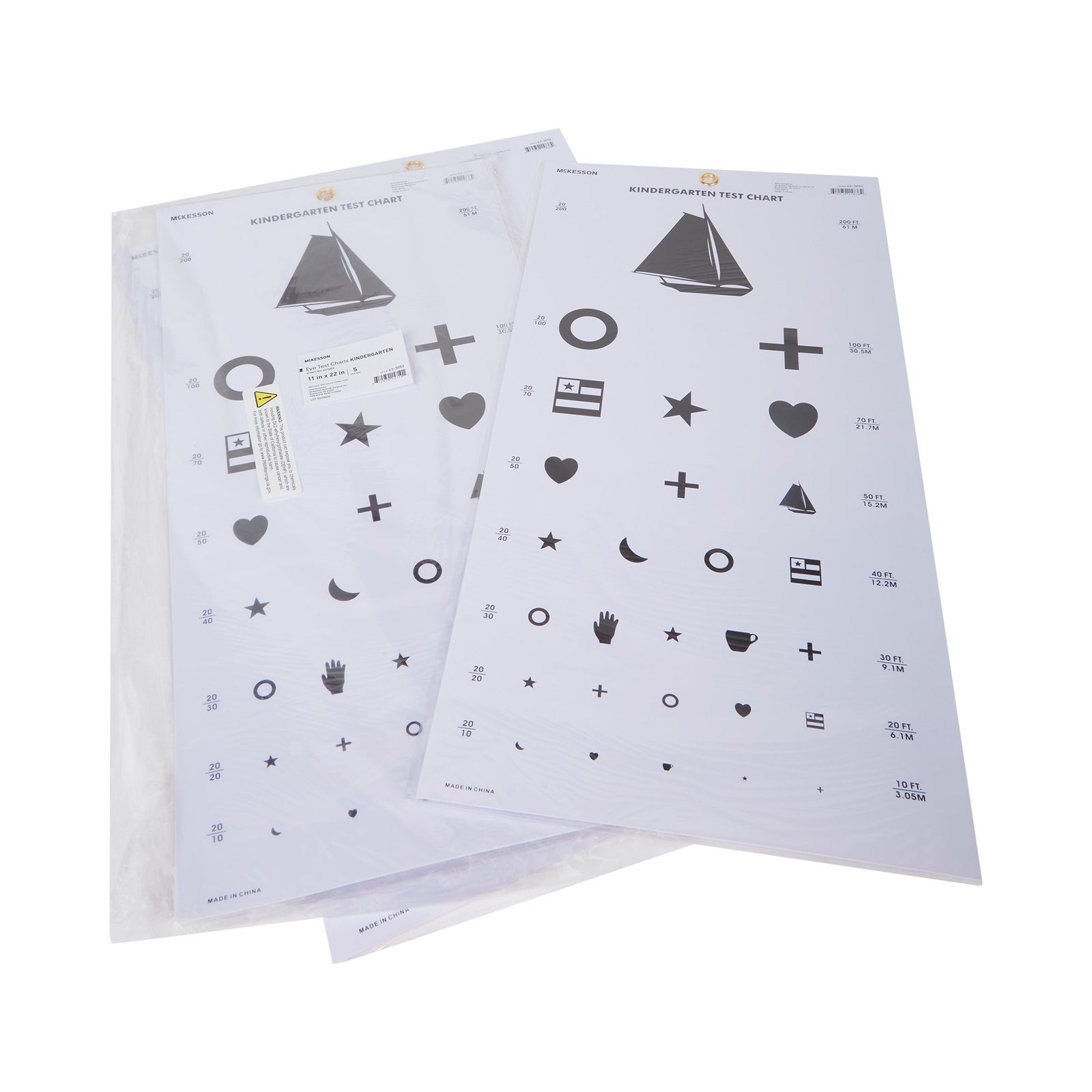 McKesson Preschool Eye Test Chart