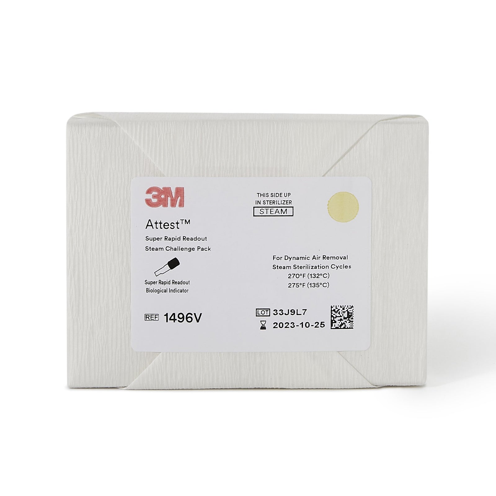 3M Attest Super Rapid Readout Sterilization Biological Indicator Challenge Pack