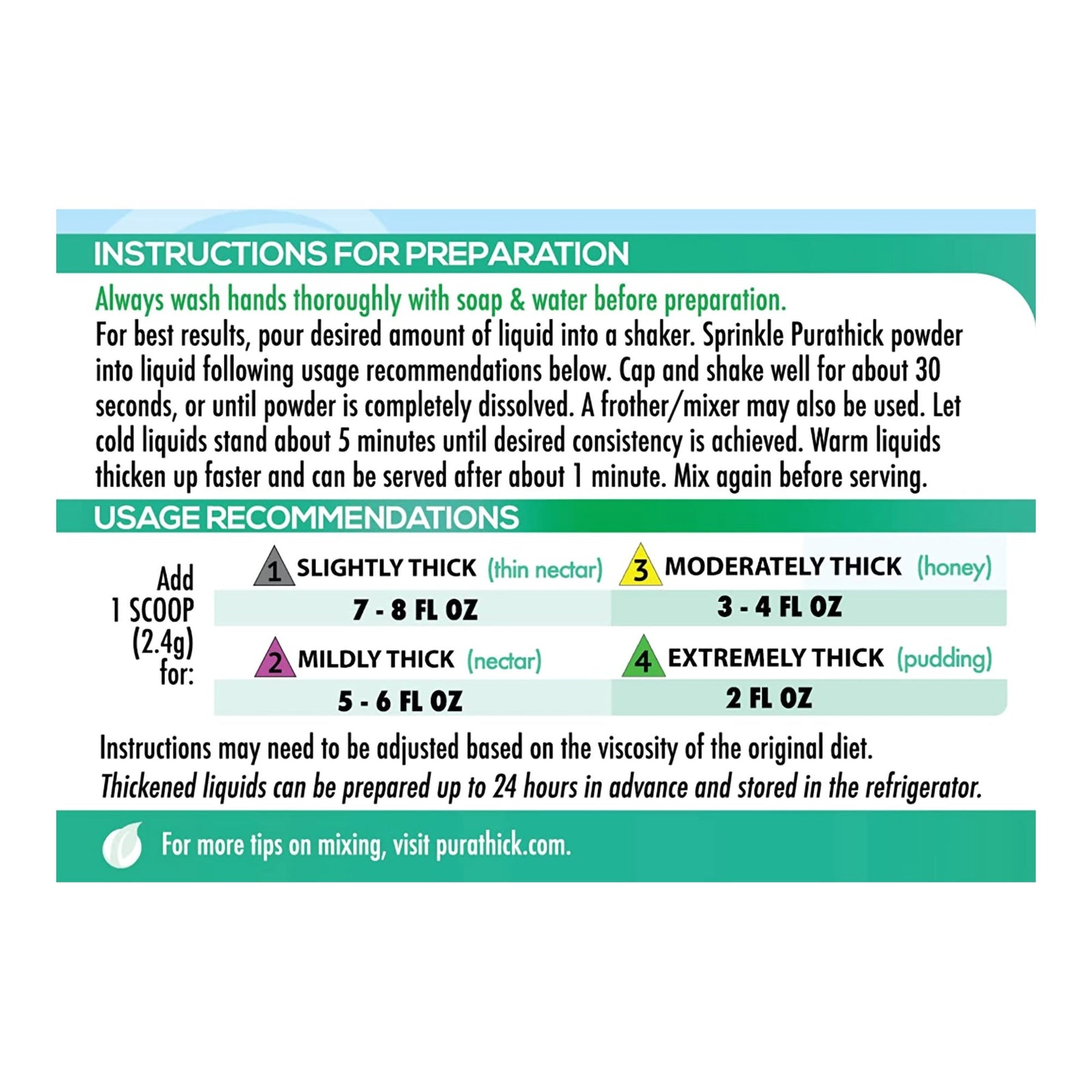 purathick Food And Beverage Thickener