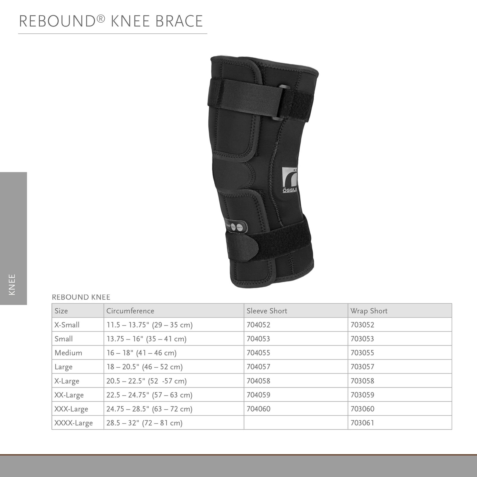 Ossur Rebound Knee Brace
