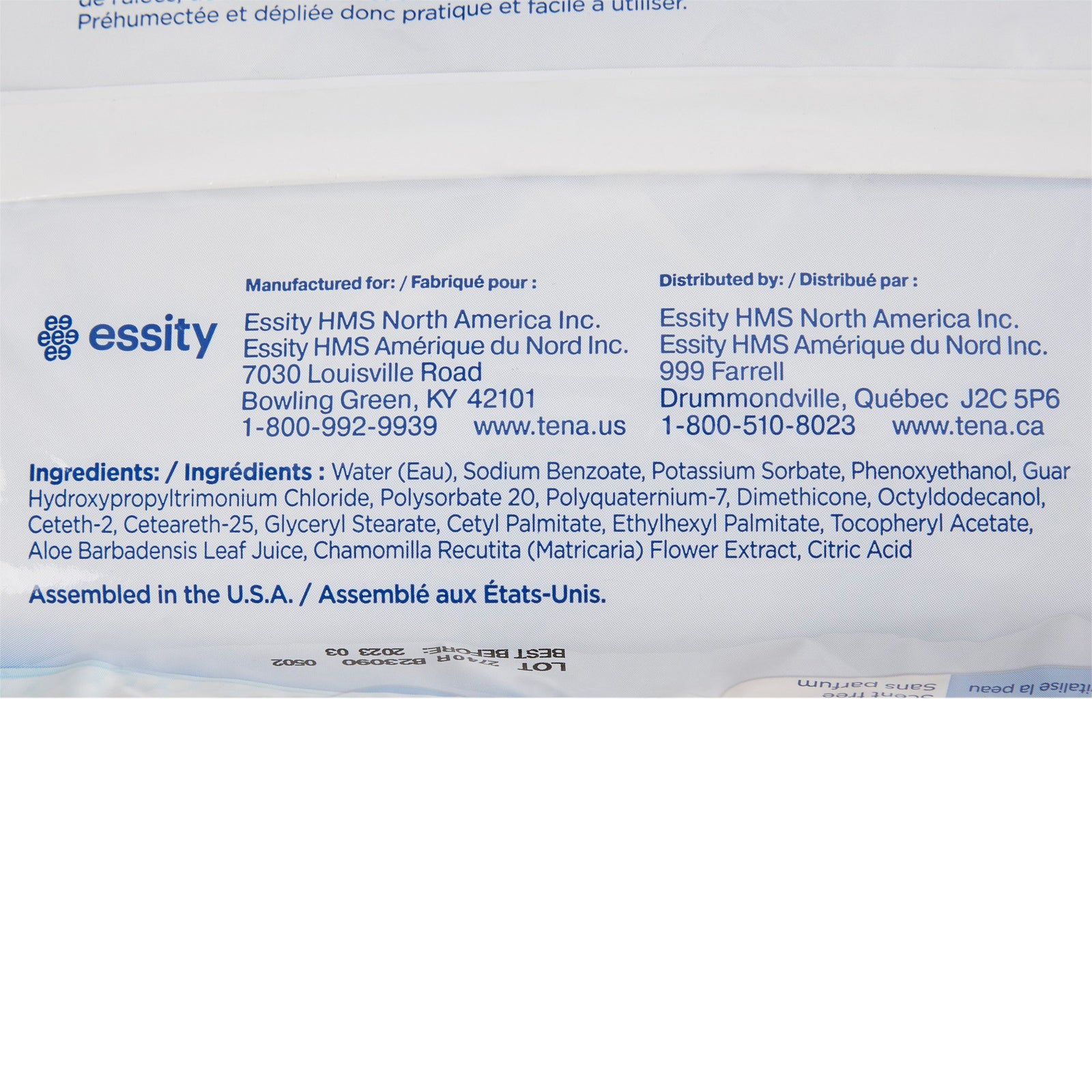 TENA ProSkin Ultra Rinse-Free Bath Wipe