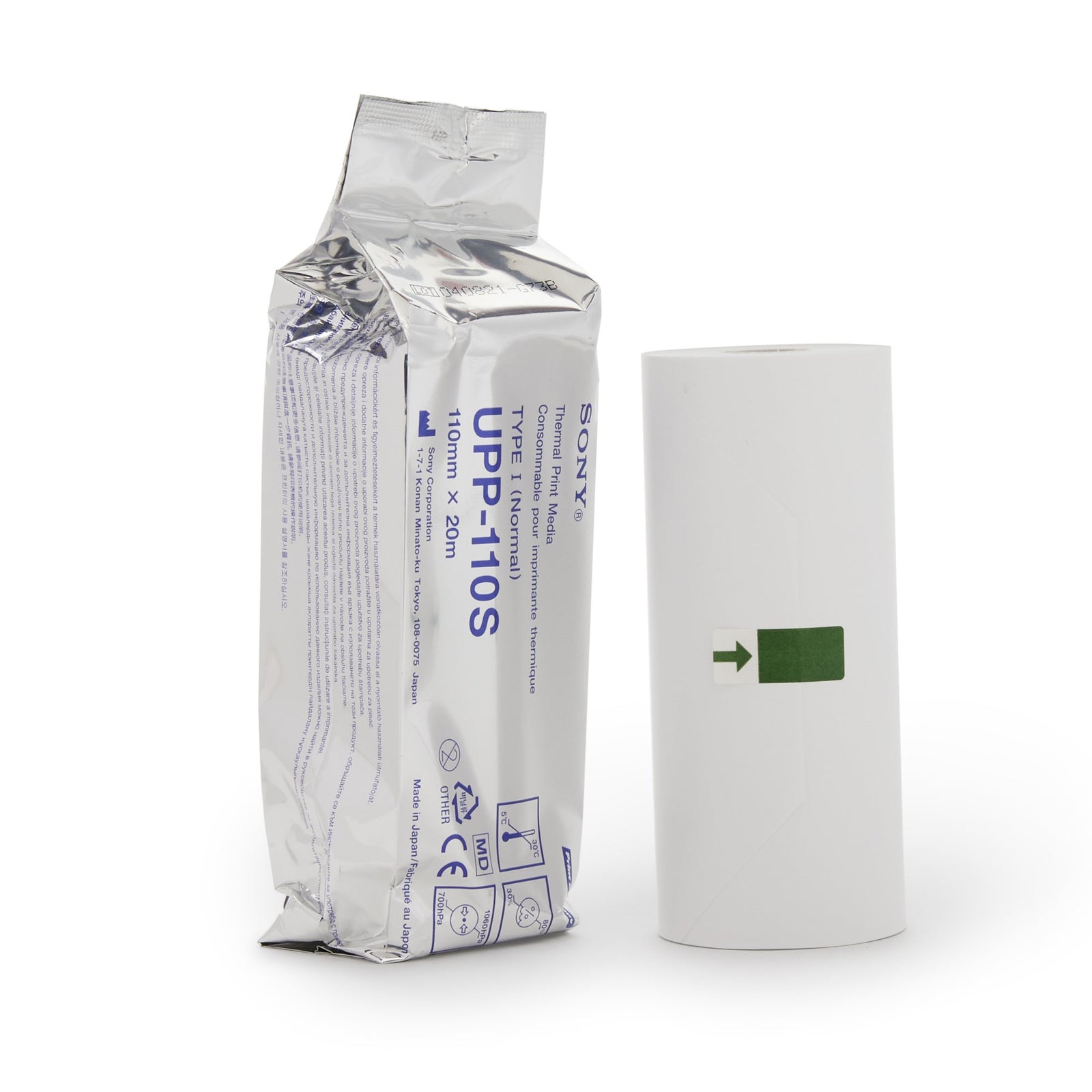 Sony 110mm x 20m High Gloss Thermal Roll Paper (No Grid)