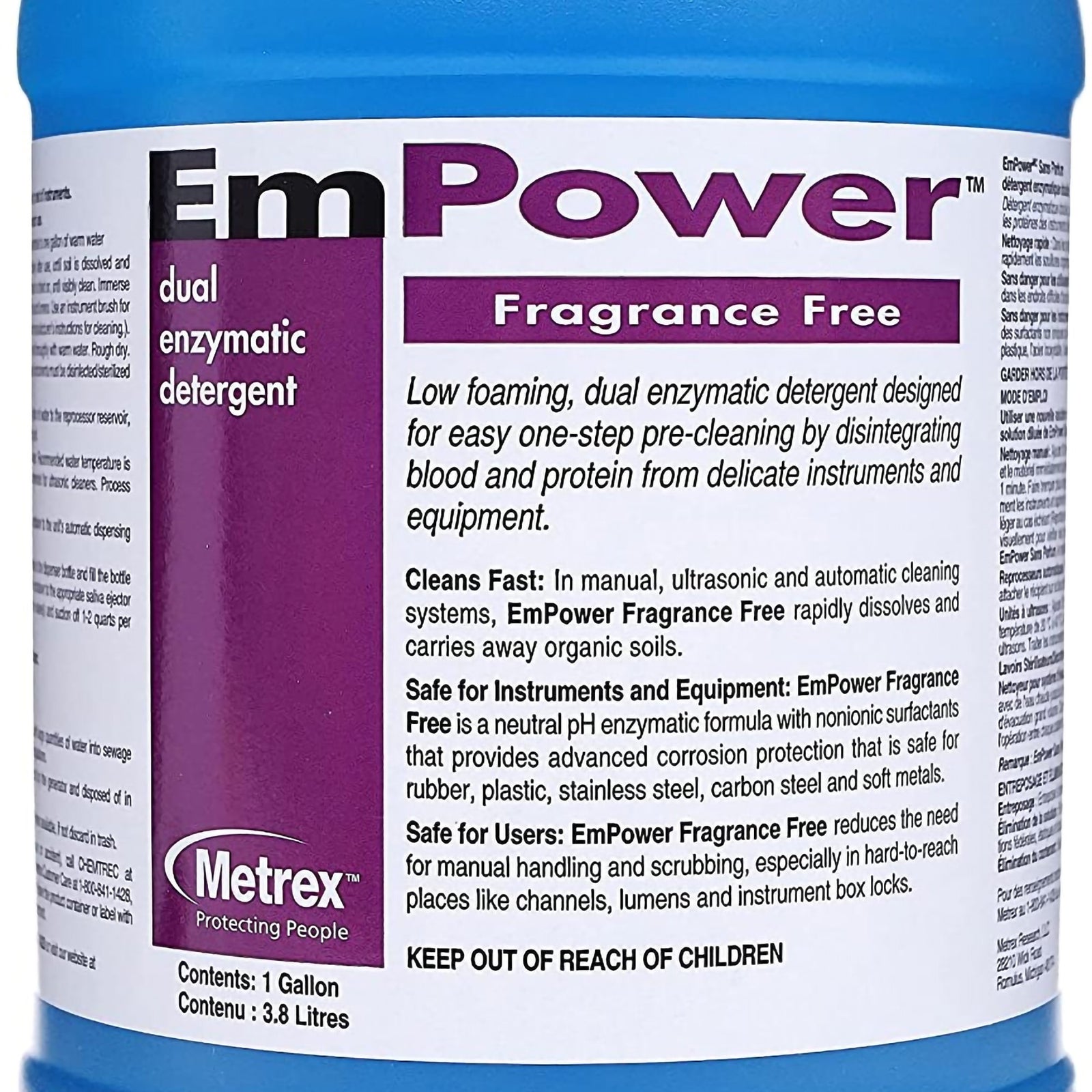 EmPower Fragrance Free Dual Enzymatic Instrument Detergent