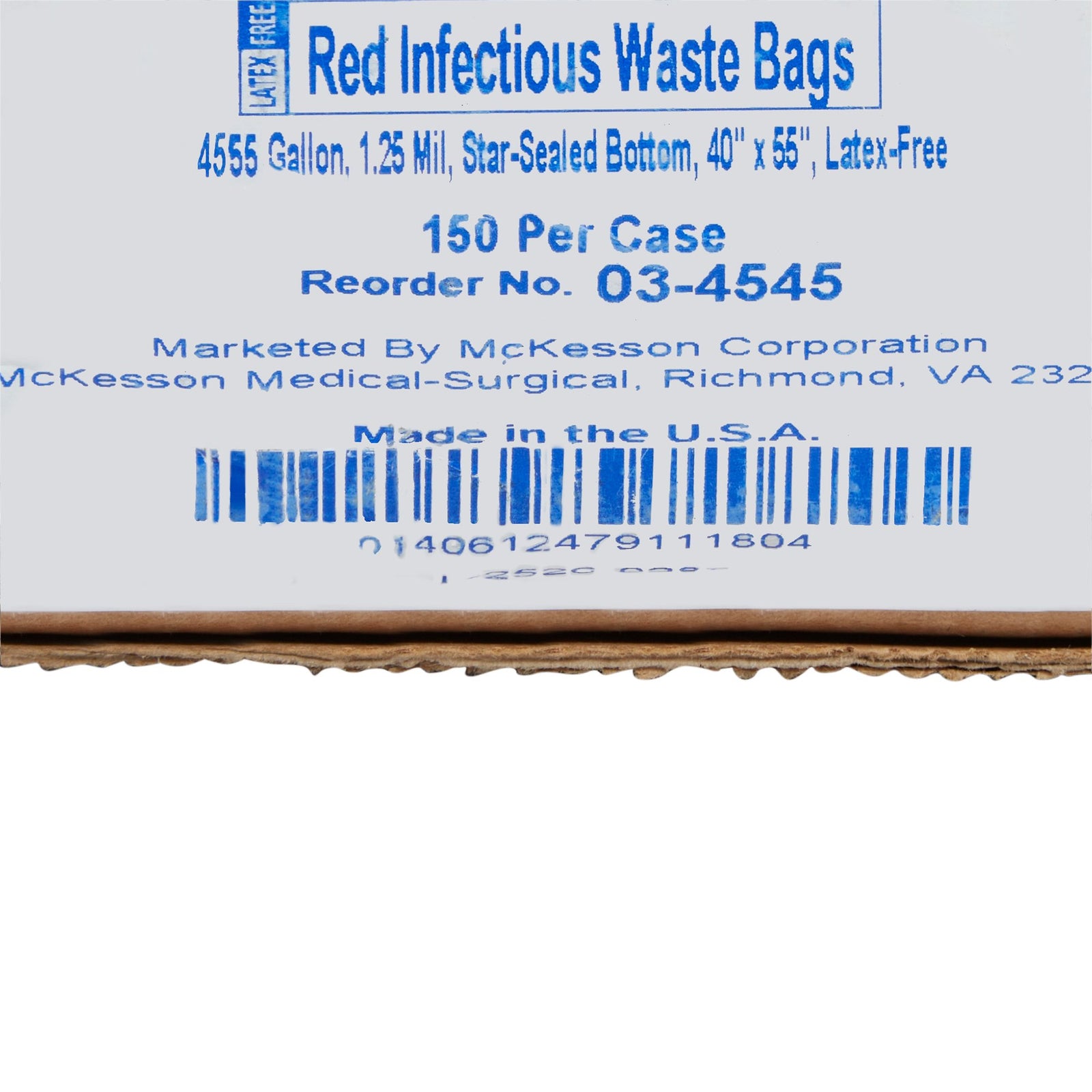McKesson Red Infectious Waste Bag