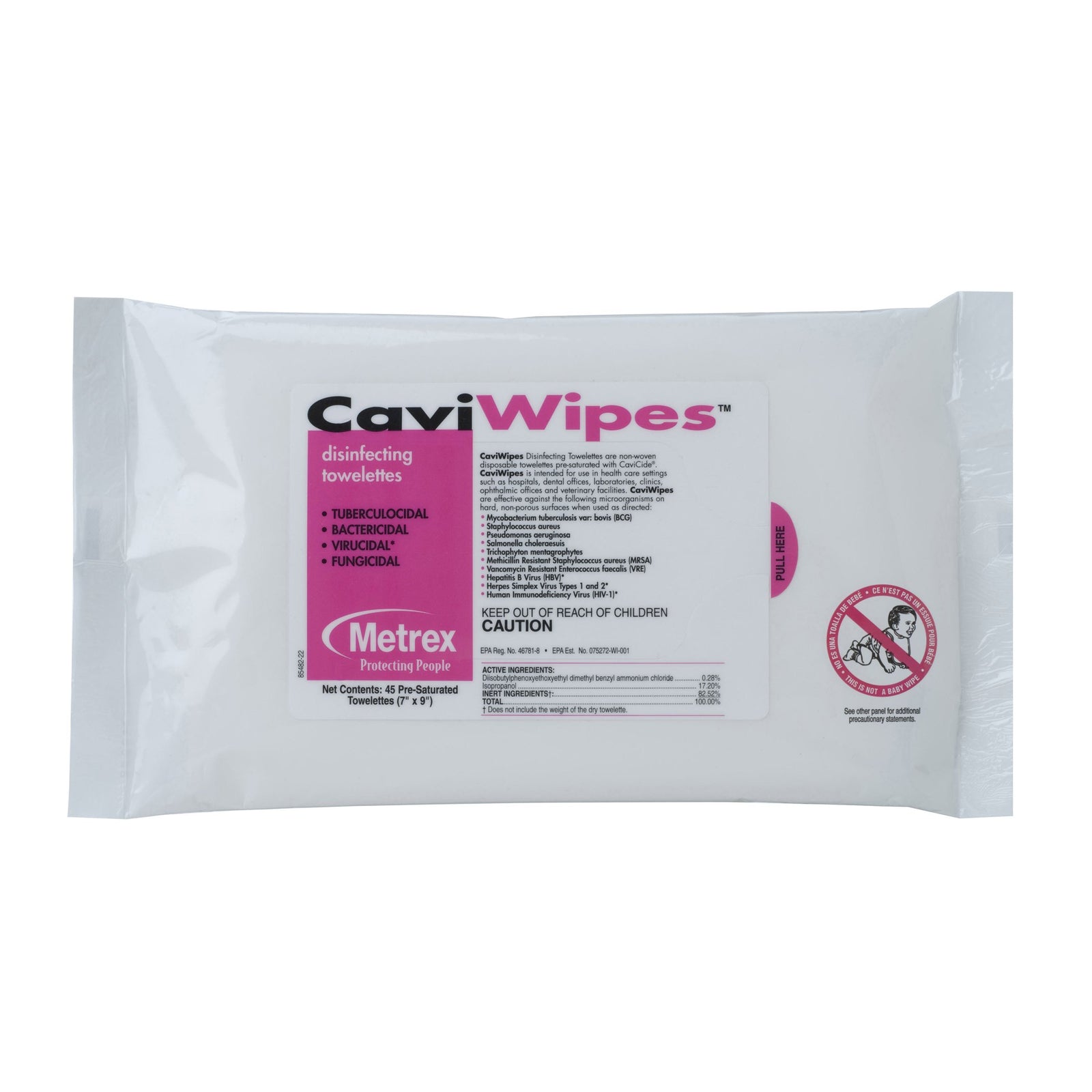 Metrex CaviWipes Disinfecting Towelettes