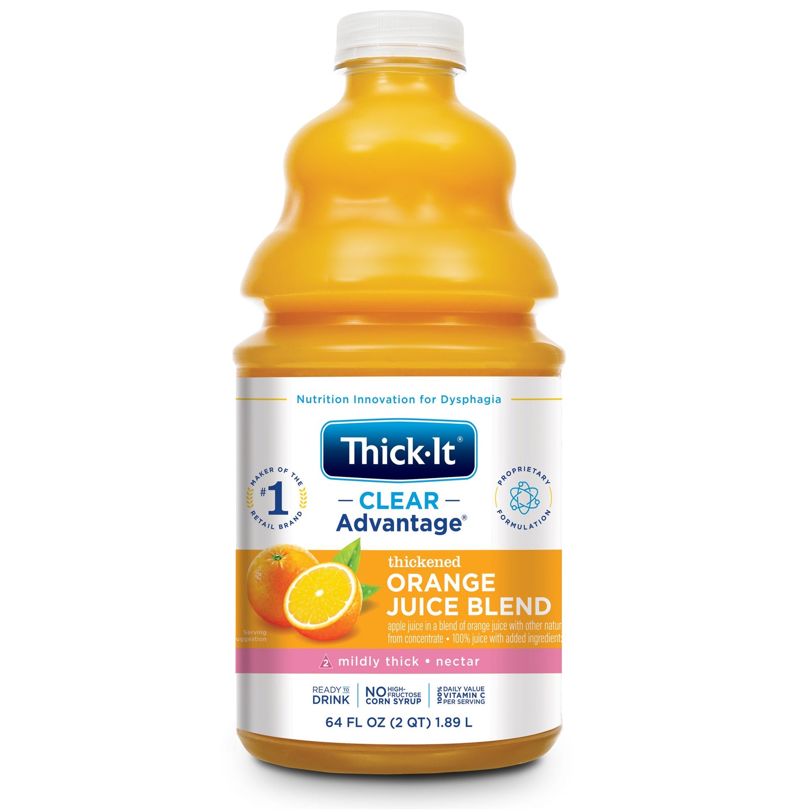Thick-It Clear Advantage Thickened Beverage, Orange Juice