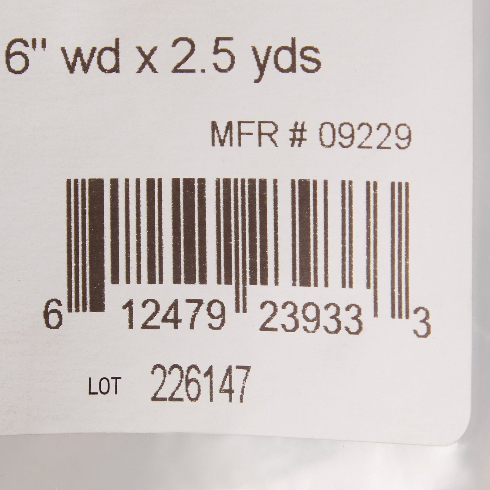 McKesson Orthopedic Felt Roll Adhesive, Non-Sterile, 1/4 inches x 6 inches x 2-1/2 yards