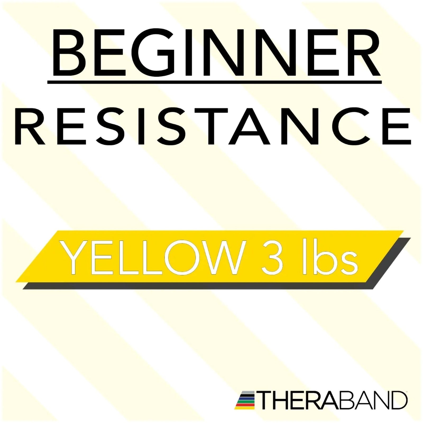 TheraBand Resistance Bands: Yellow 4"-Light, Green 4"-Heavy, Black 6"-X-Heavy, Silver 6"-2X-Heavy, Yellow 6"-Light, Blue 6"-X-Heavy