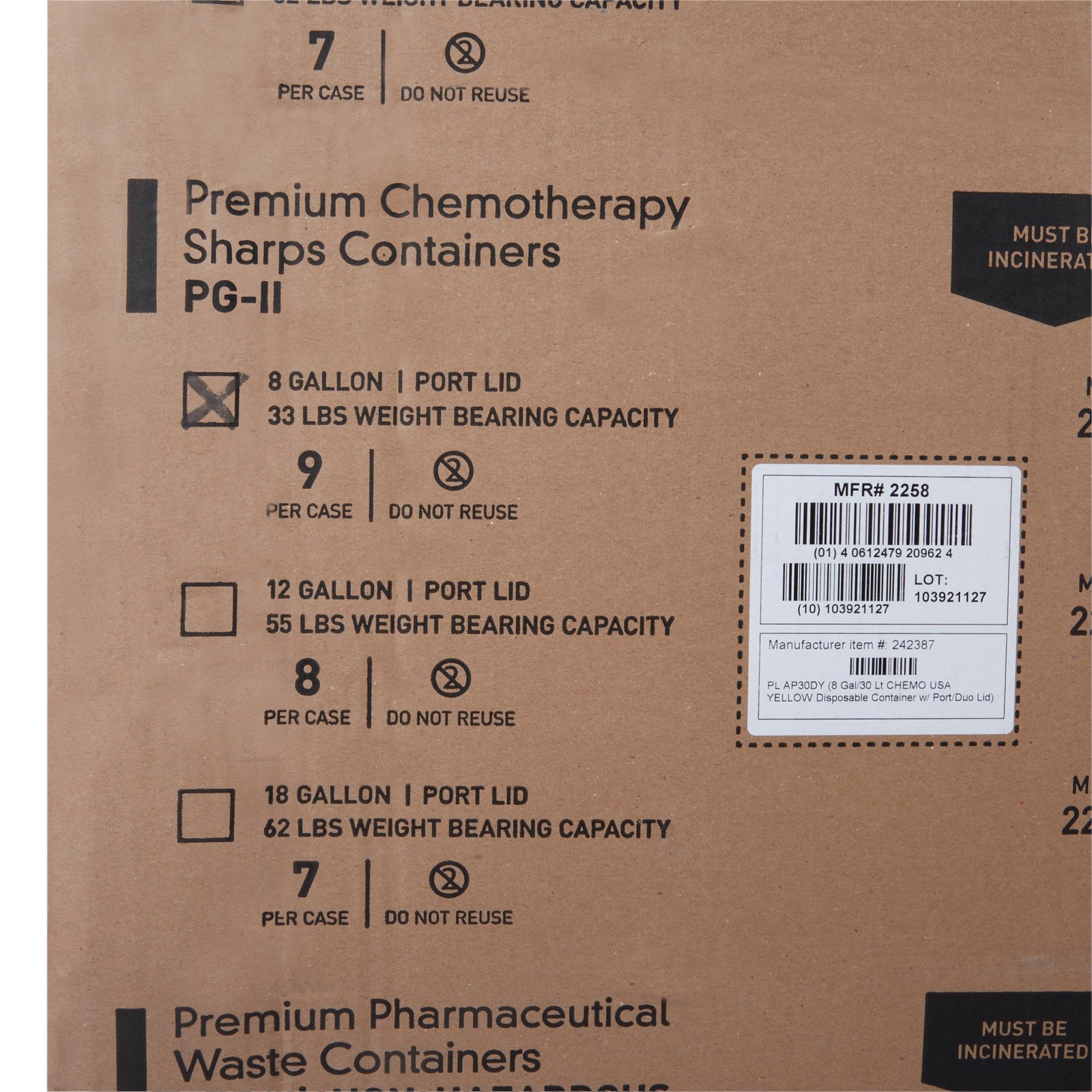 McKesson Prevent Chemotherapy Waste Container