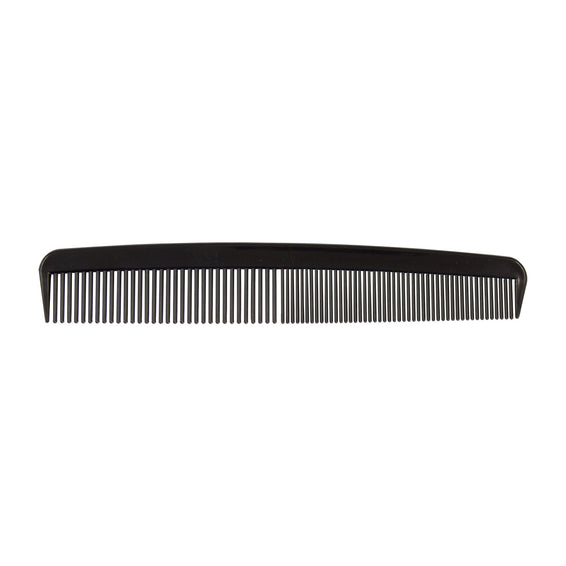 Comb 7 Inch Black Plastic
