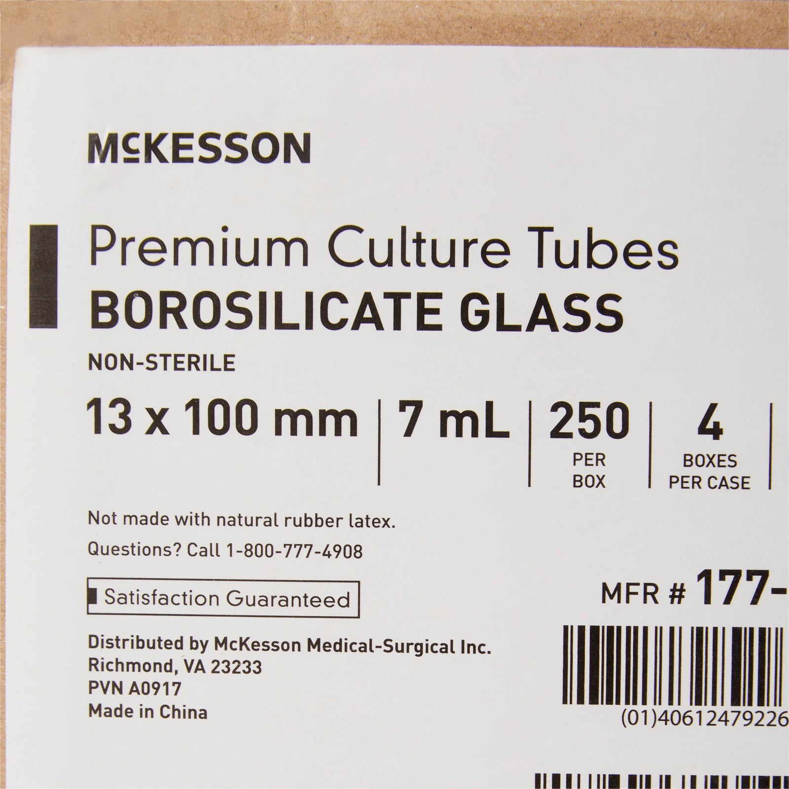McKesson Polystyrene Test Tube