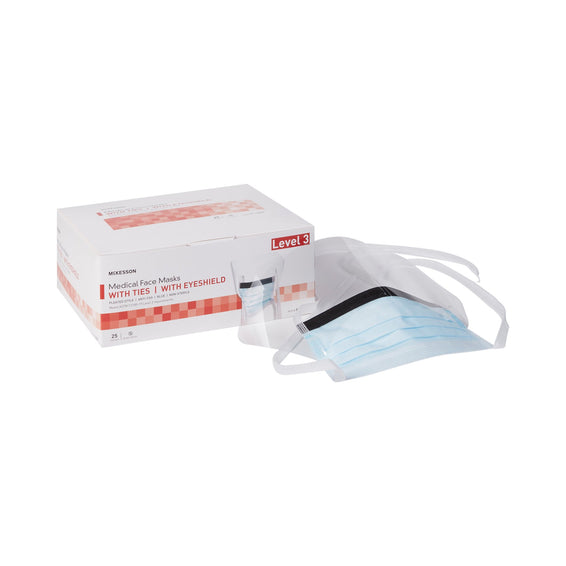 McKesson Surgical Mask With Eye Shield