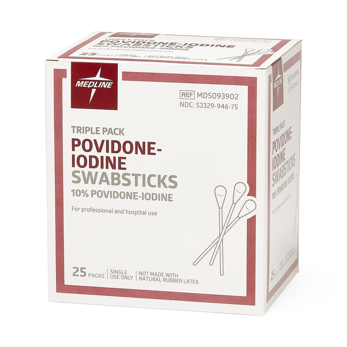 Impregnated Swabstick 10% Strength Povidone-Iodine Individual Packet Nonsterile