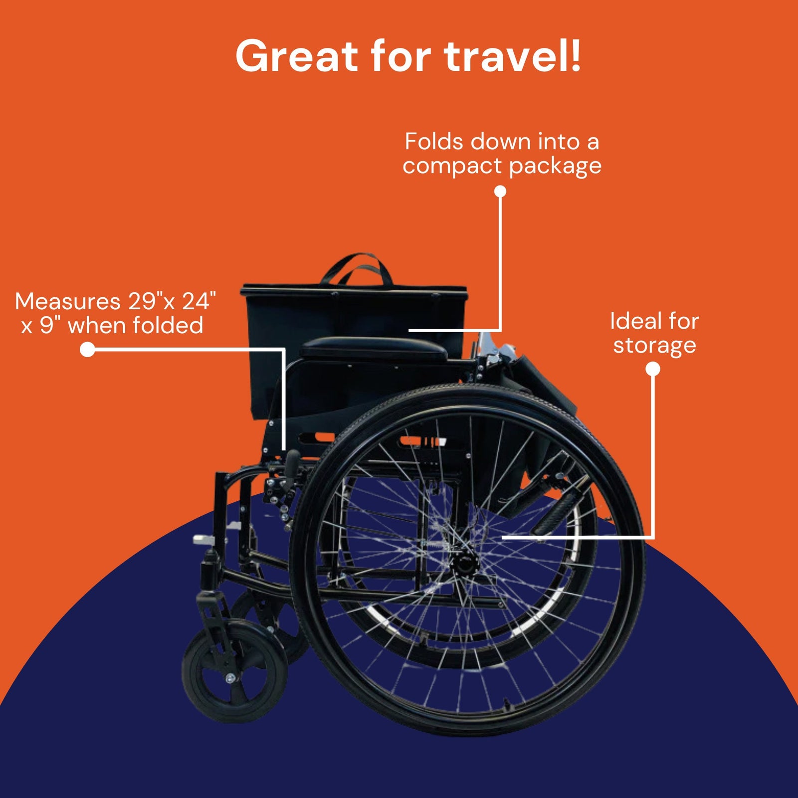 Feather Lightweight Wheelchair