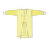 Protective Procedure Gown Large Yellow Nonsterile Not Rated Disposable