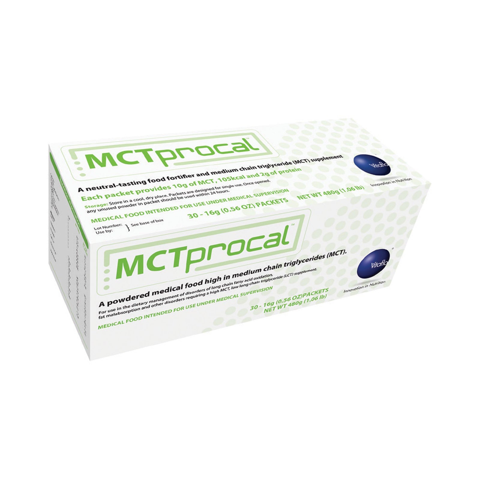 MCTprocal® Orange Flavor MCT Oral Supplement, 16 Gram Individual Packet