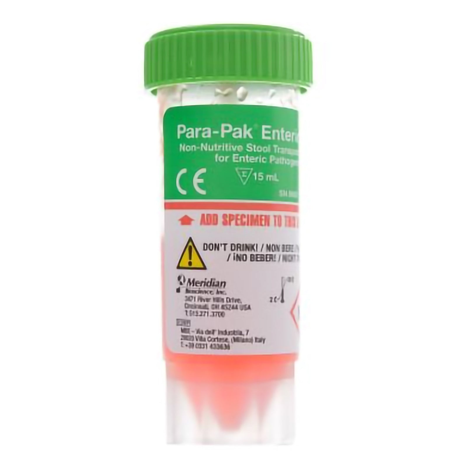 Para-Pak Single-Vial Stool Specimen Container