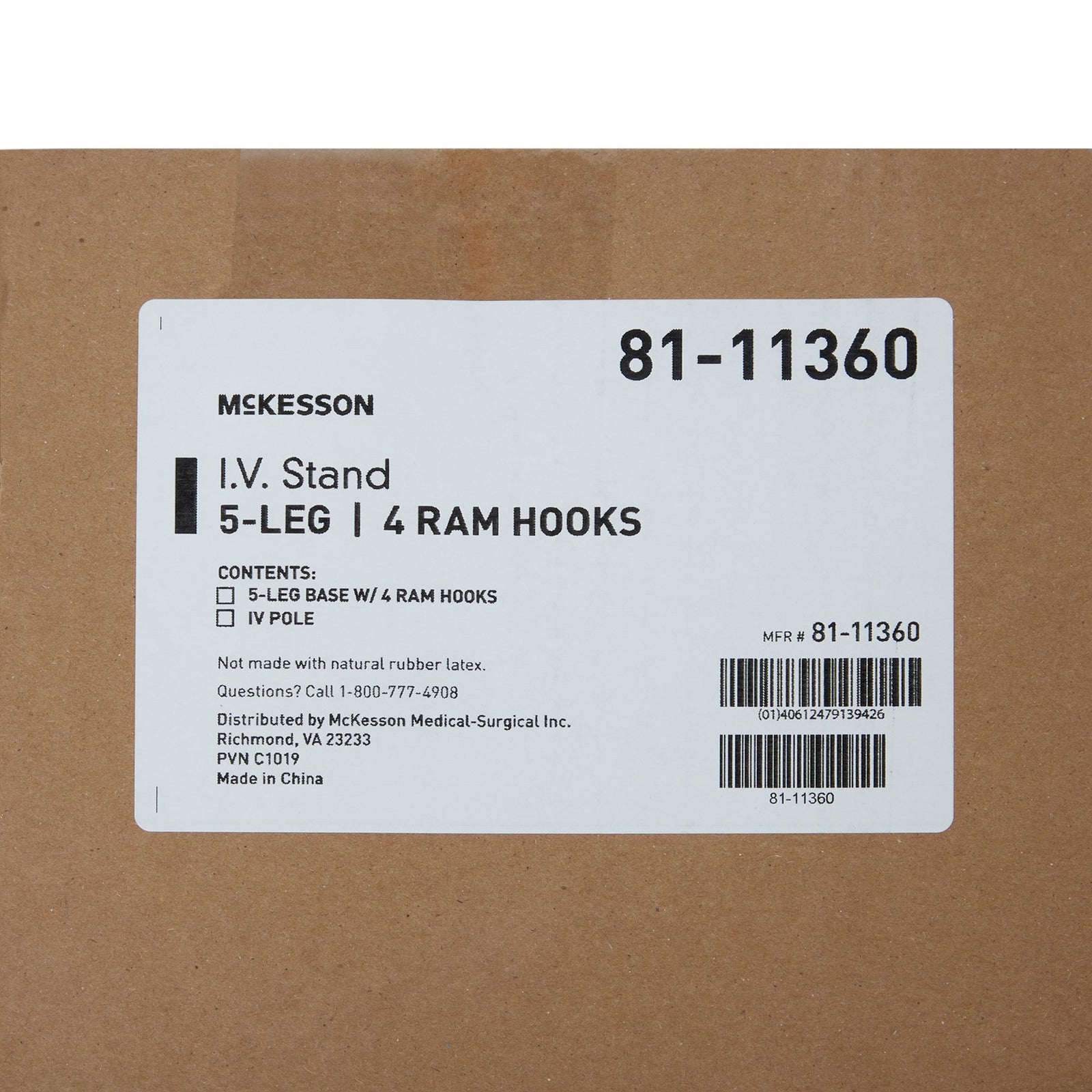McKesson Iv Stand Floor Stand