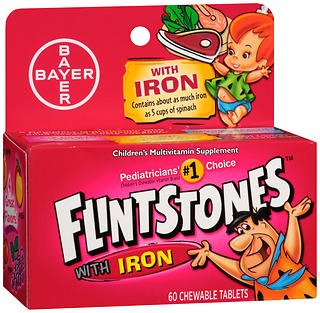 Flintstones with Iron Pediatric Multivitamin Supplement