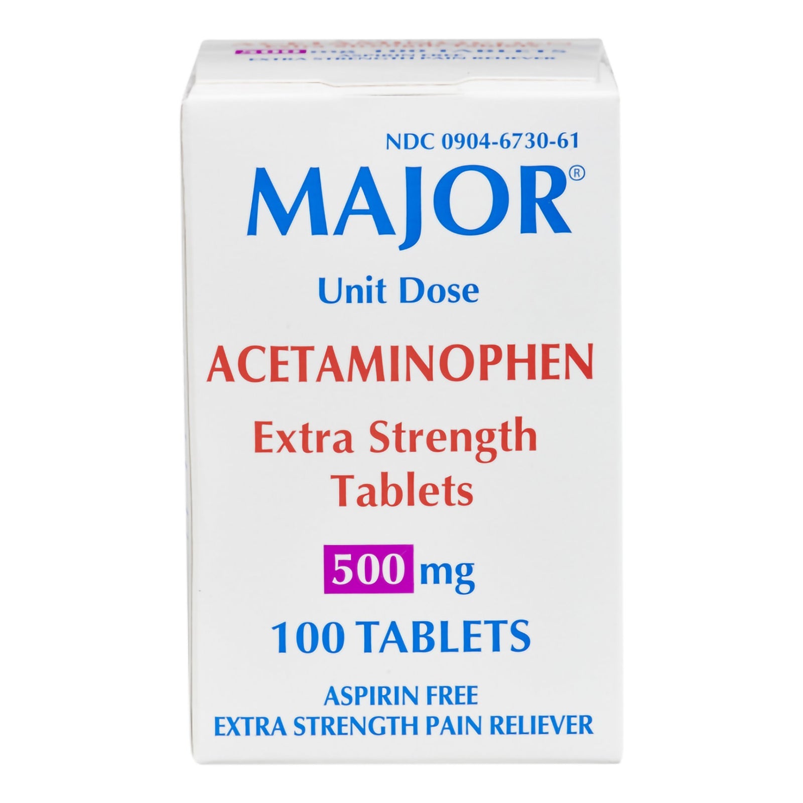 Major Acetaminophen Pain Relief