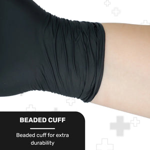 WellBefore Black Nitrile Disposable Gloves - Medium 200 Ct. Disposable Powder-Free and Latex-Free alternate image