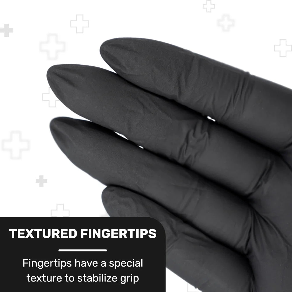 Textured fingertips for enhanced grip
