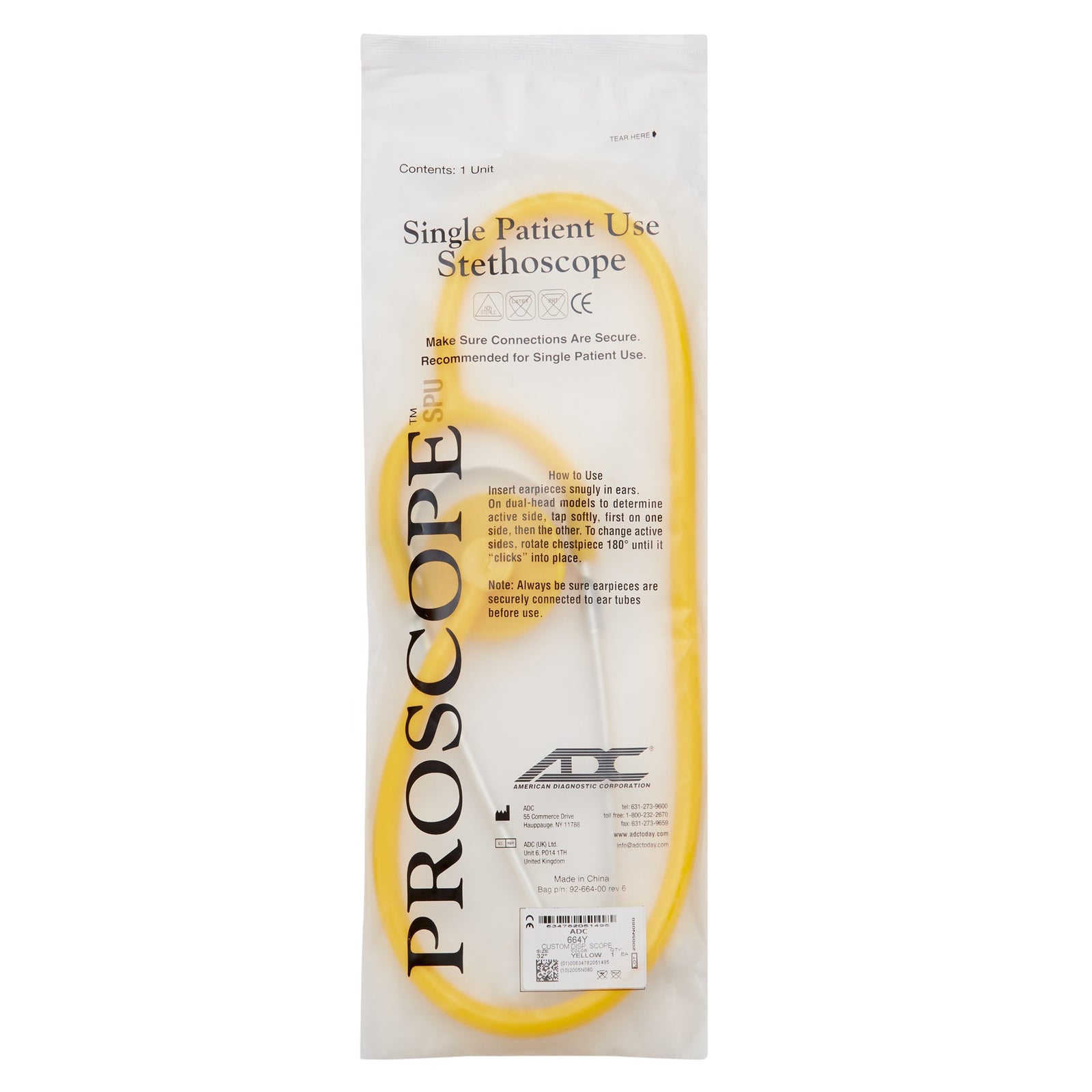 Proscope664 Disposable Stethoscope