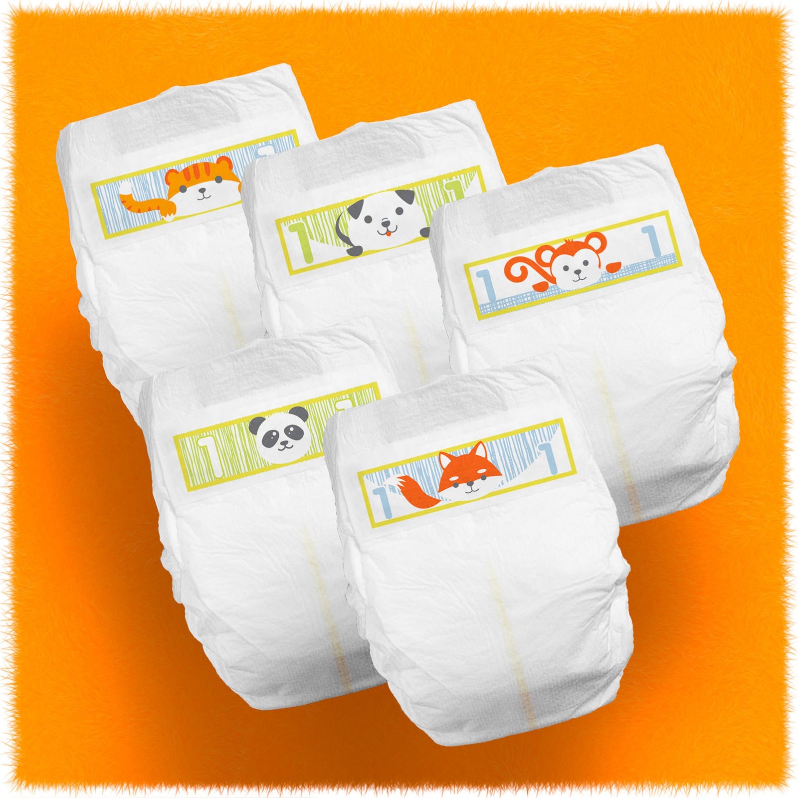 Cuties Unisex Baby Diaper