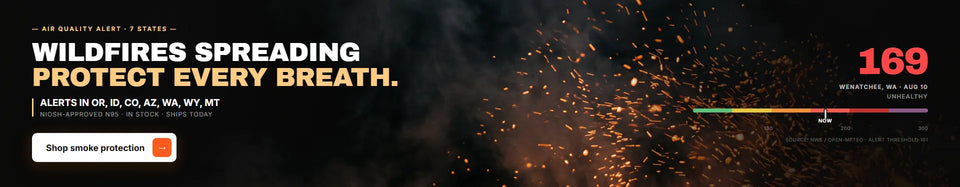 Wildfires spreading - protect every breath