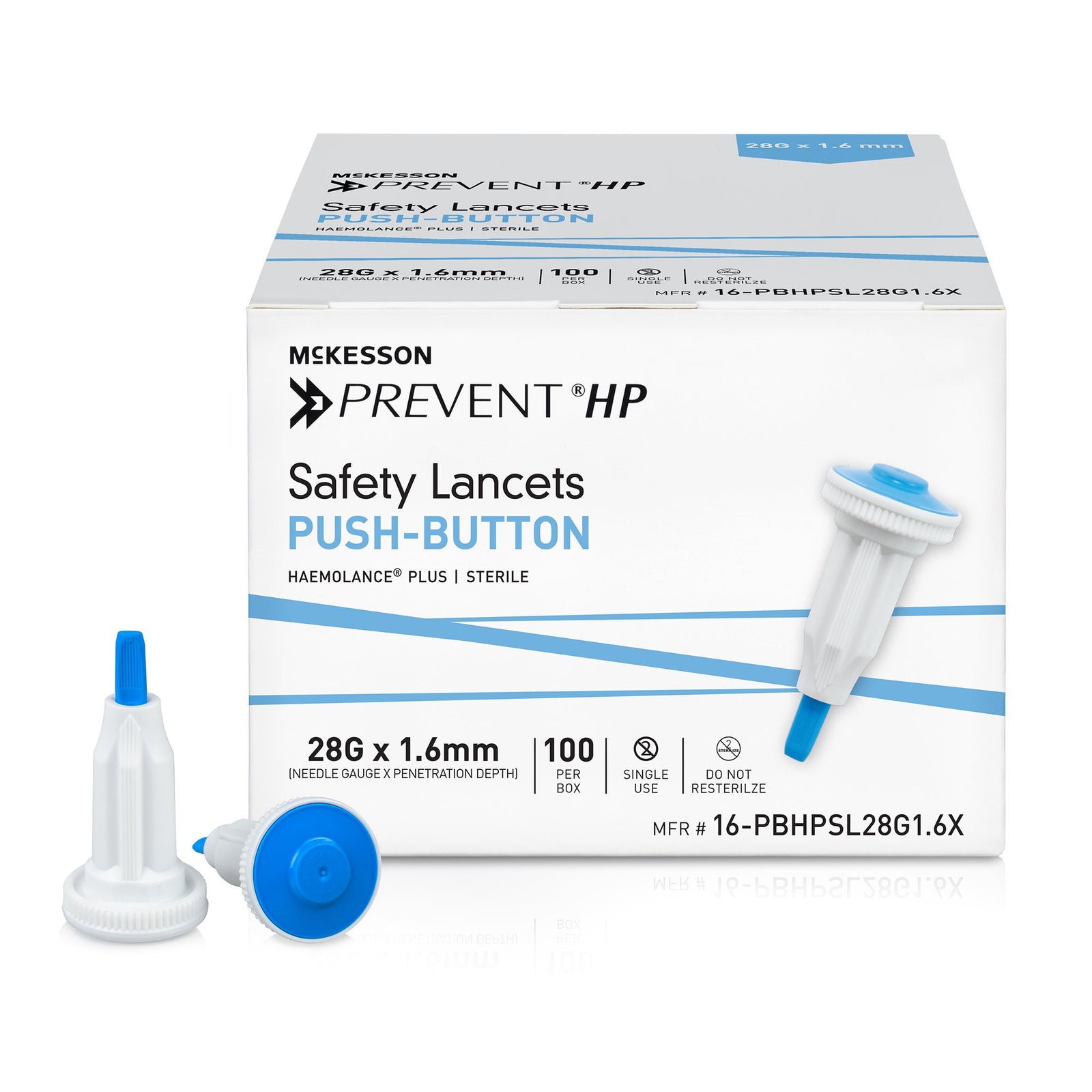 McKesson Prevent HP Push Button Safety Lancet
