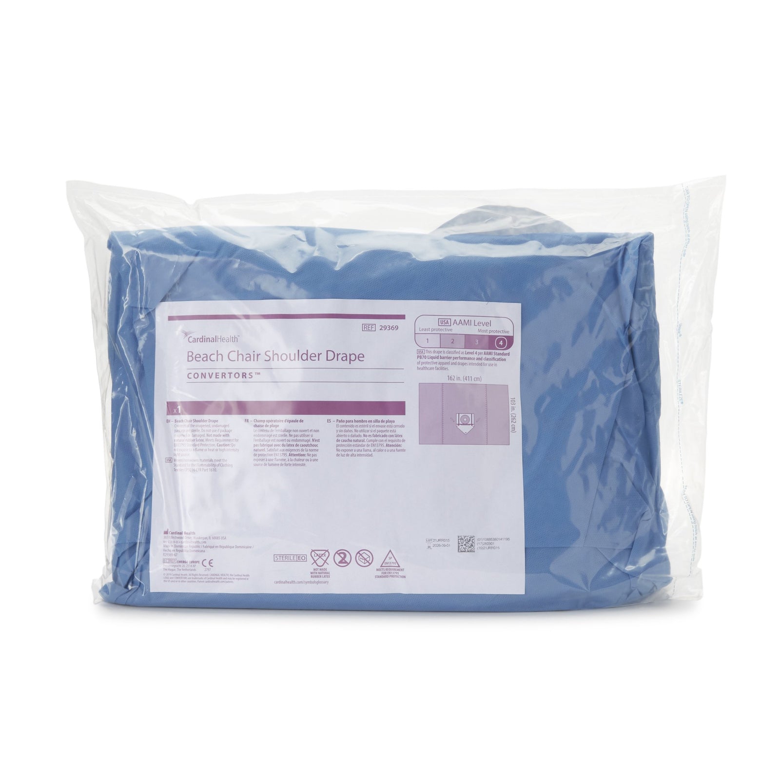 Orthopedic Drape Beach Chair Shoulder Drape 162 W X 103 L Inch Sterile