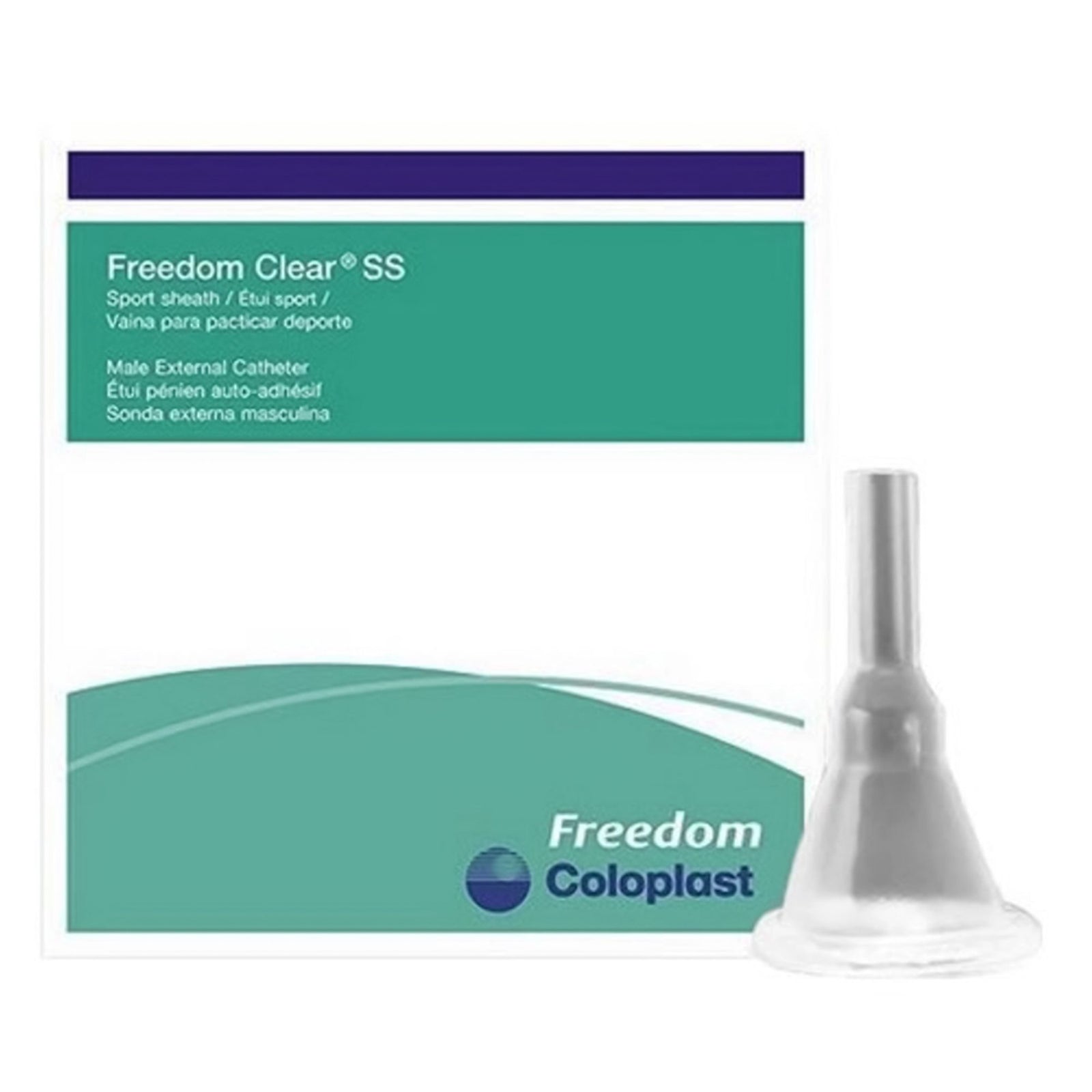 Freedom Clear SS Male External Catheter