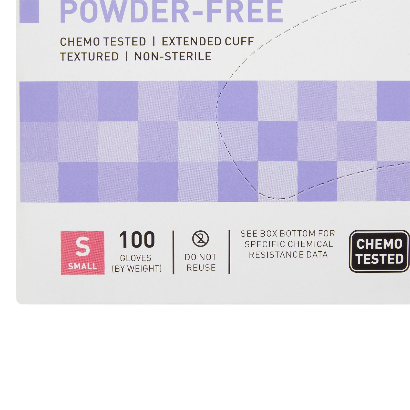 McKesson Confiderm 6.5CX Extended Cuff Nitrile Extended Cuff Length Exam Glove