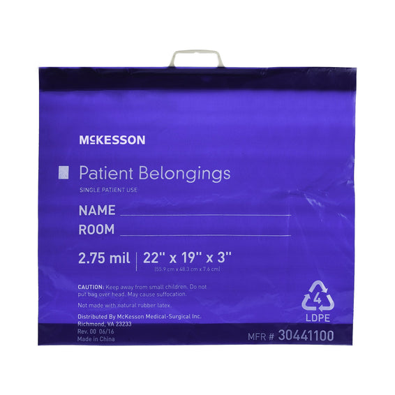 McKesson Patient Belongings Bag