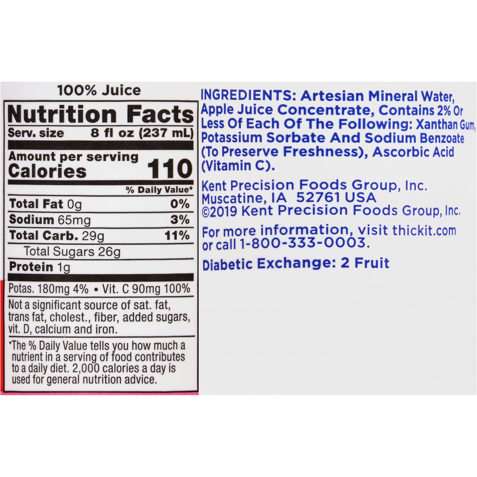 Thick-It Clear Advantage Thickened Beverage