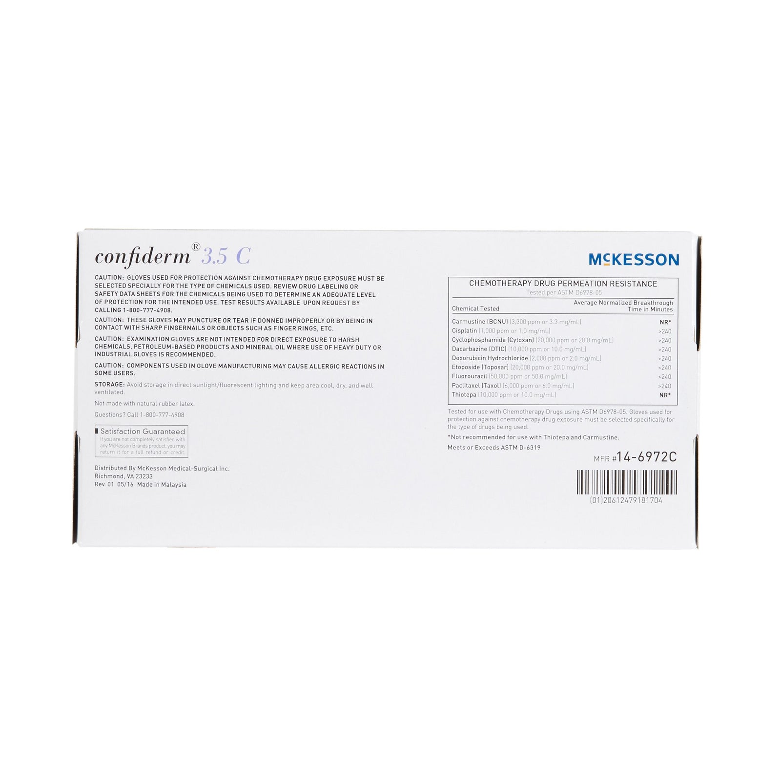 McKesson Confiderm 3.5C Nitrile Exam Glove