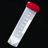 Transport Tube Conical Bottom, Skirted Plain 30 X 115 Mm 50 Ml Red Screw Cap Polypropylene Tube