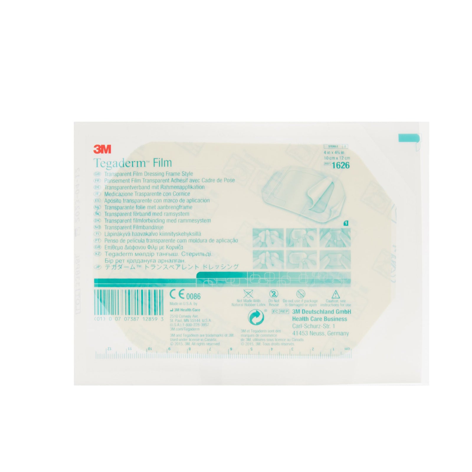 3M Tegaderm Transparent Film Dressing Frame Style