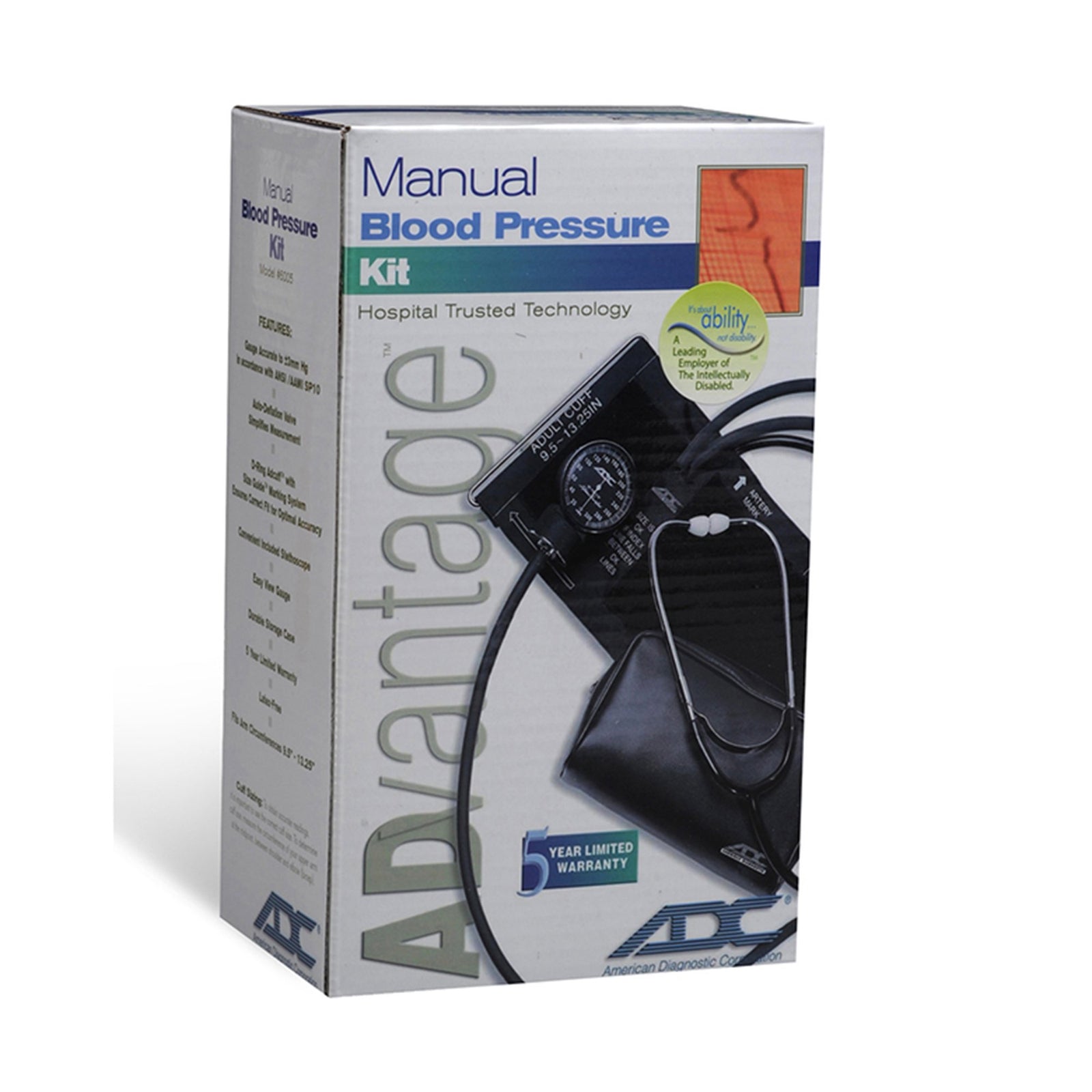 Advantage Reusable Aneroid / Stethoscope Set