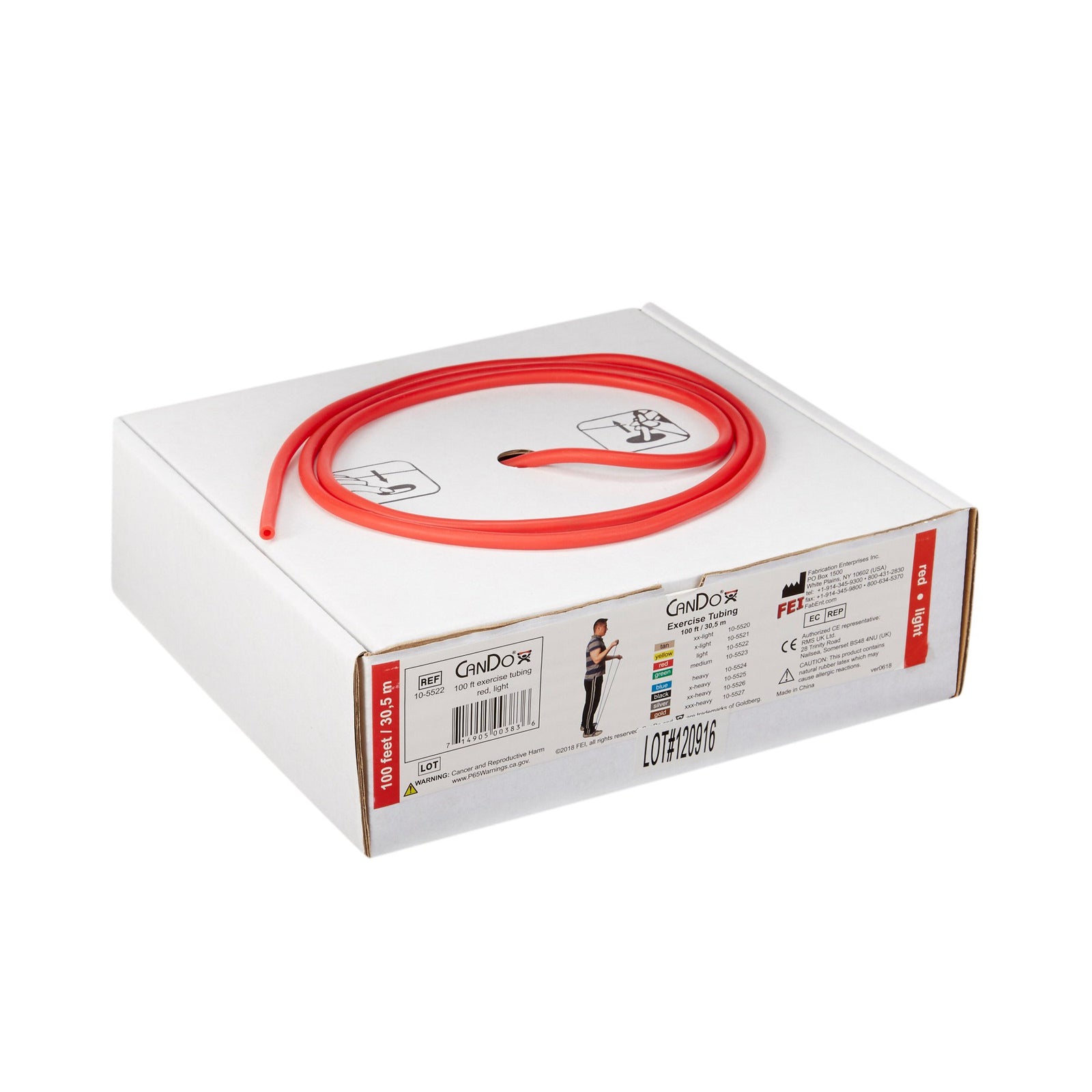 CanDo Low Powder Exercise Resistance Tubing