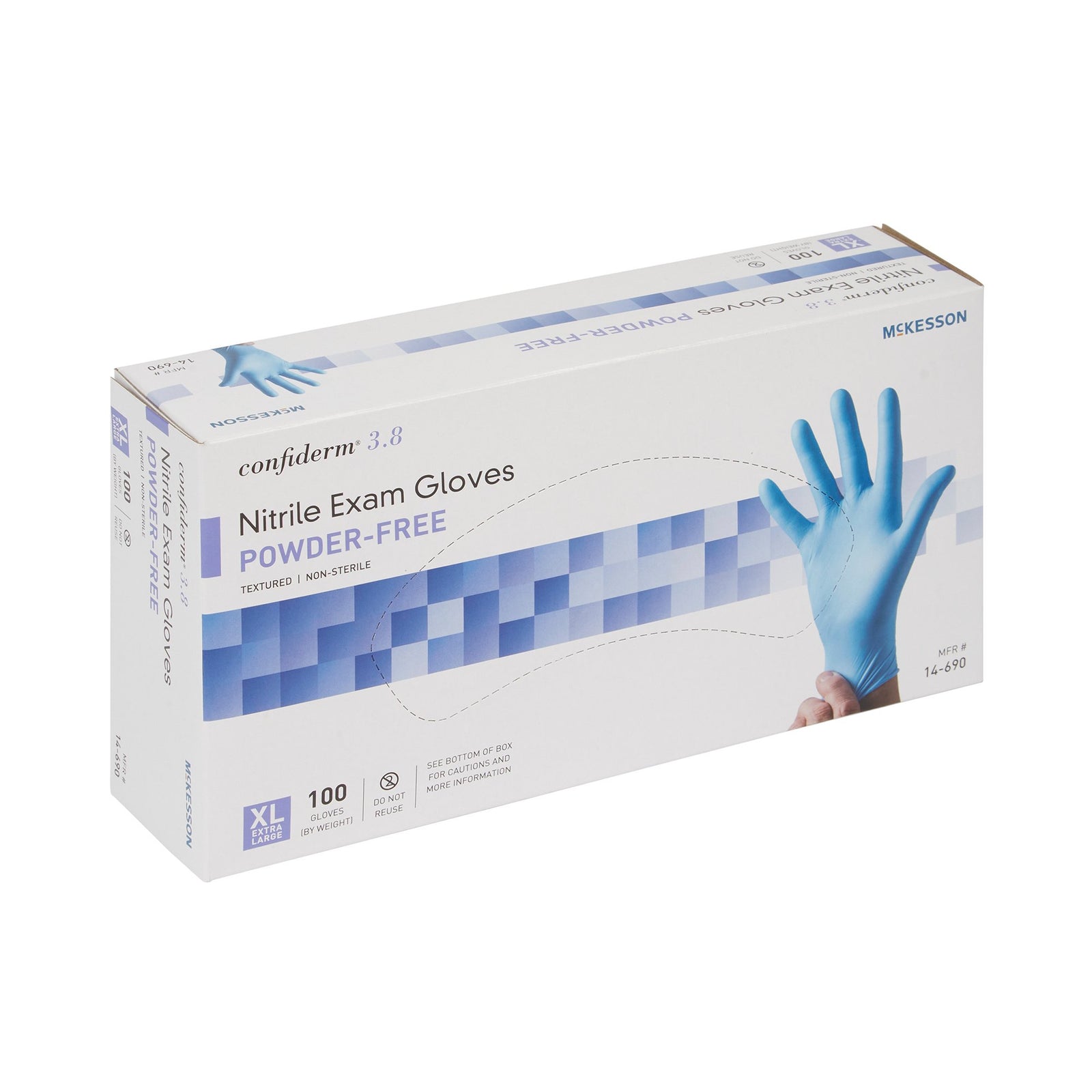 McKesson Confiderm 3.8 Nitrile Exam Glove