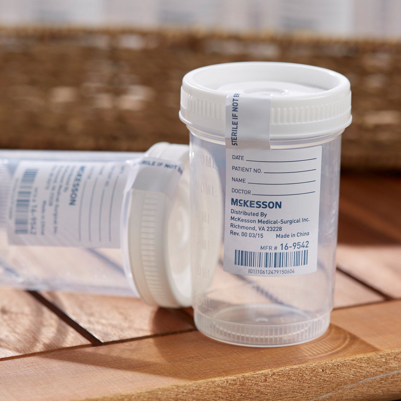 McKesson Specimen Container For Pneumatic Tube Systems