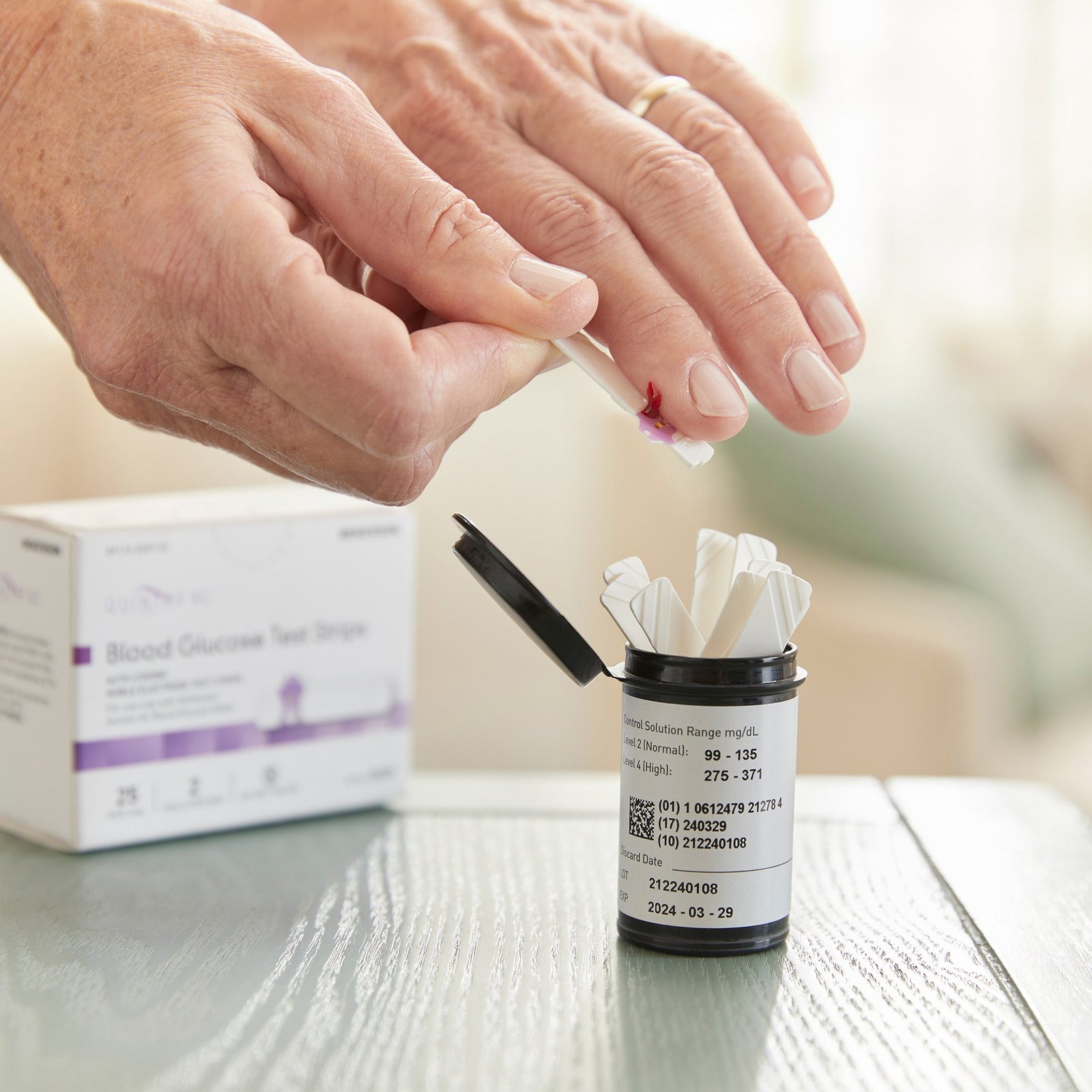 QUINTET AC Blood Glucose Test Strips