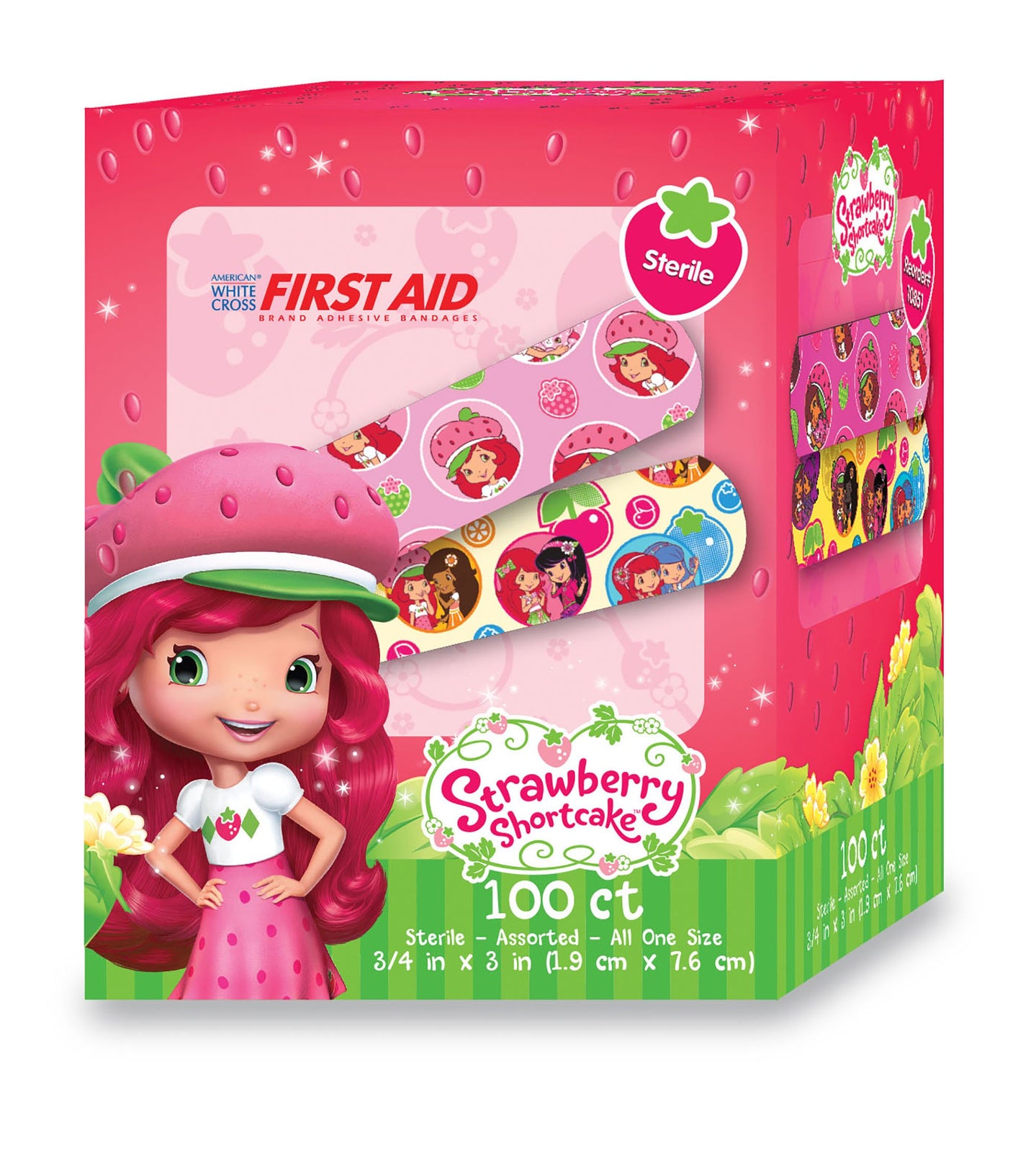 American White Cross Stat Strip Adhesive Strip