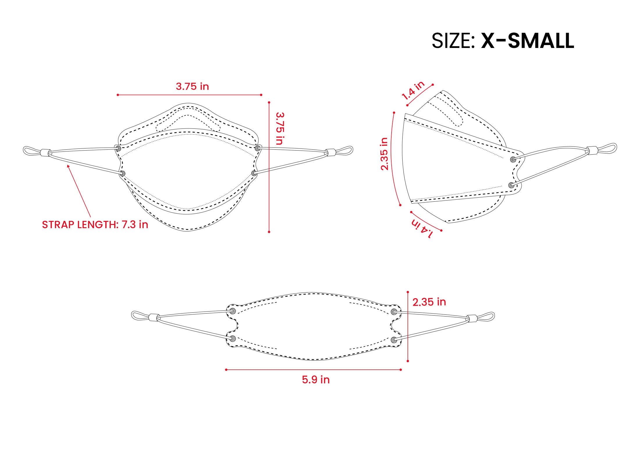 Kids KN95 Mask | Individually Wrapped, Elastic Ear Loops - Bag of 10