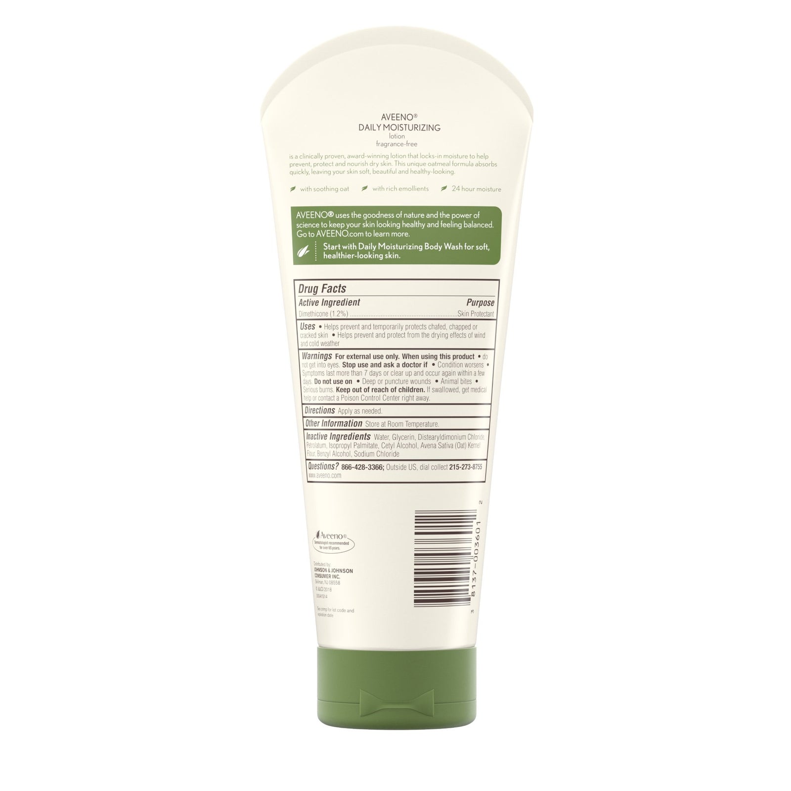 Aveeno Active Naturals Hand And Body Moisturizer