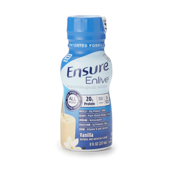 Ensure® Enlive® Advanced Vanilla Oral Supplement, 8 oz. Bottle